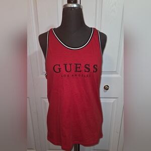 Guess Bold Red Sleeveless Top